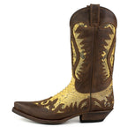 Men's Desert Cowboy Boots - Handmade Python Leather with Goodyear Welt