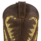 Men's Desert Cowboy Boots - Handmade Python Leather with Goodyear Welt