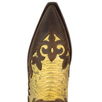 Men's Desert Cowboy Boots - Handmade Python Leather with Goodyear Welt