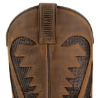 Men's Desert Cowboy Boots - Handmade Python Leather with Goodyear Welt