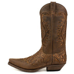 Men's Desert Cowboy Boots - Handmade Python Leather with Goodyear Welt