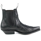Men's Rock 2500 Python Cowboy Ankle Boots - Mayura Handcrafted Vintage Leather Boots