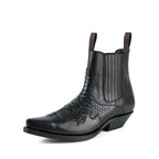 Men's Rock 2500 Python Cowboy Ankle Boots - Mayura Handcrafted Vintage Leather Boots
