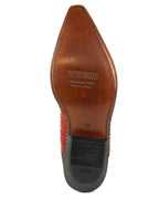 Men's Rock 2500 Python Cowboy Ankle Boots - Mayura Handcrafted Two-Tone Leather Booties