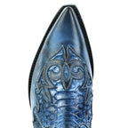 Men's Rock 2500 Python Cowboy Ankle Boots - Mayura Handcrafted Vintage Leather Boots