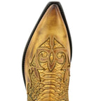 Men's Rock 2500 Python Cowboy Ankle Boots - Mayura Handcrafted Vintage Leather Boots