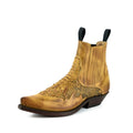 Men's Rock 2500 Python Cowboy Ankle Boots - Mayura Handcrafted Vintage Leather Boots