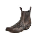 Men's Rock 2500 Python Cowboy Ankle Boots - Mayura Handcrafted Vintage Leather Boots