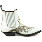Men's Rock 2500 Python Cowboy Ankle Boots - Mayura Handcrafted Vintage Leather Boots