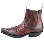 Men's Rock 2500 Python Cowboy Ankle Boots - Mayura Handcrafted Vintage Leather Boots