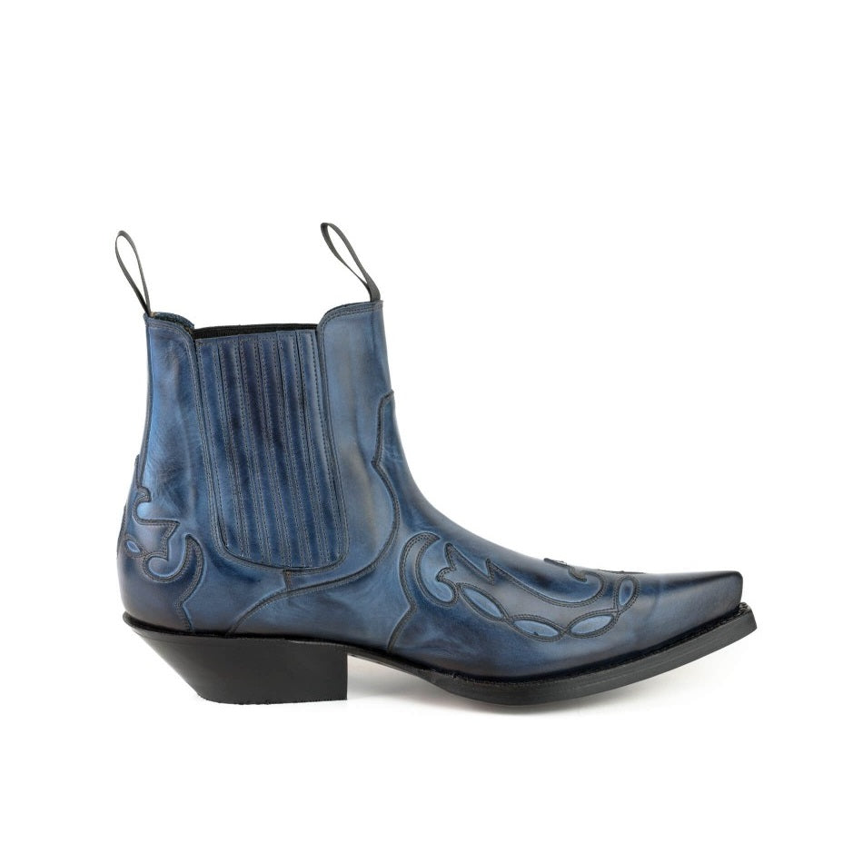 COWBOY ANKLE BOOTS AUSTIN 1931 blue