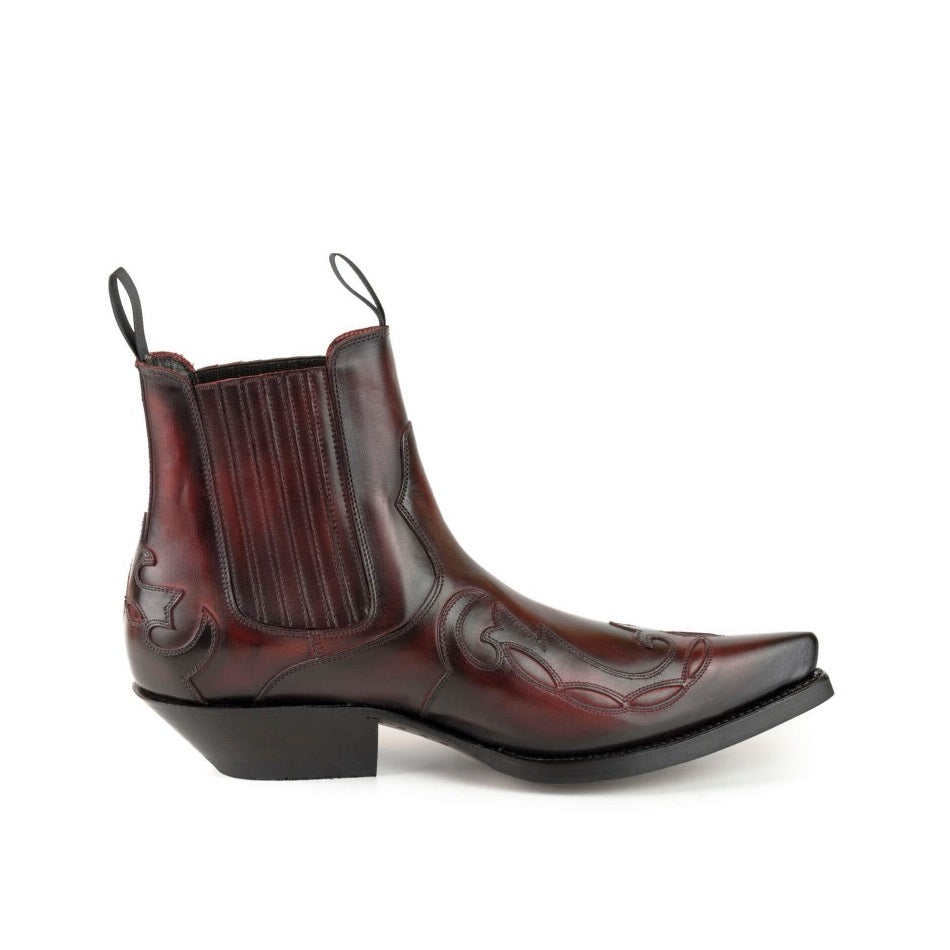 COWBOY ANKLE BOOTS AUSTIN 1931 bordeaux