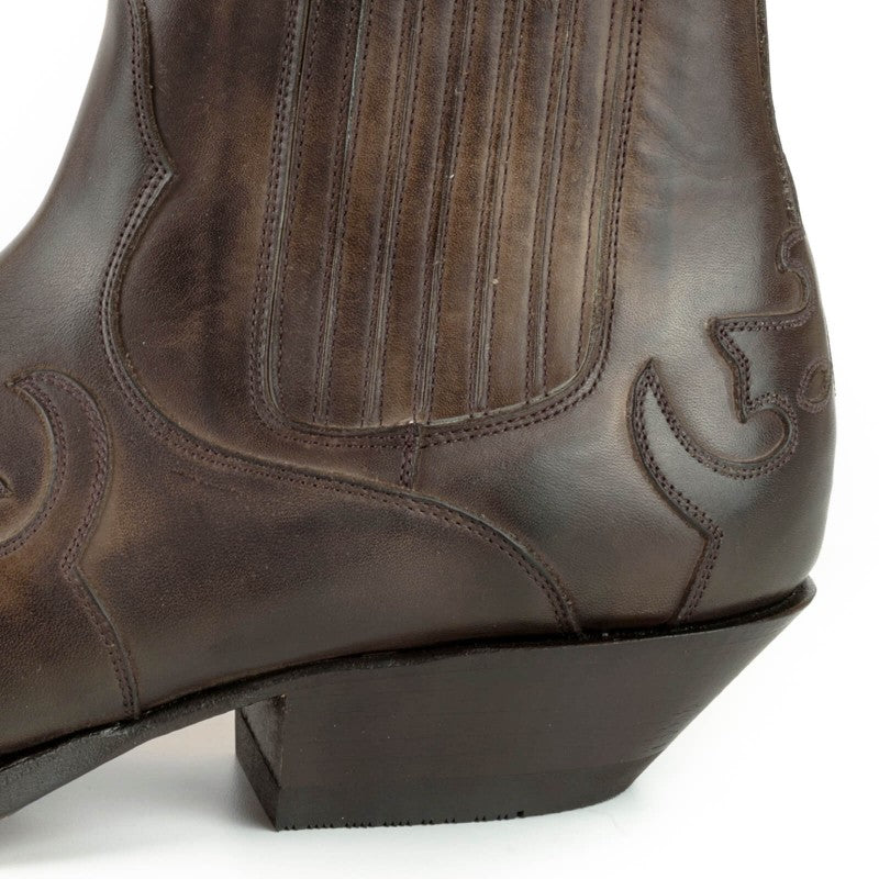 COWBOY ANKLE BOOTS AUSTIN 1931 brown testa
