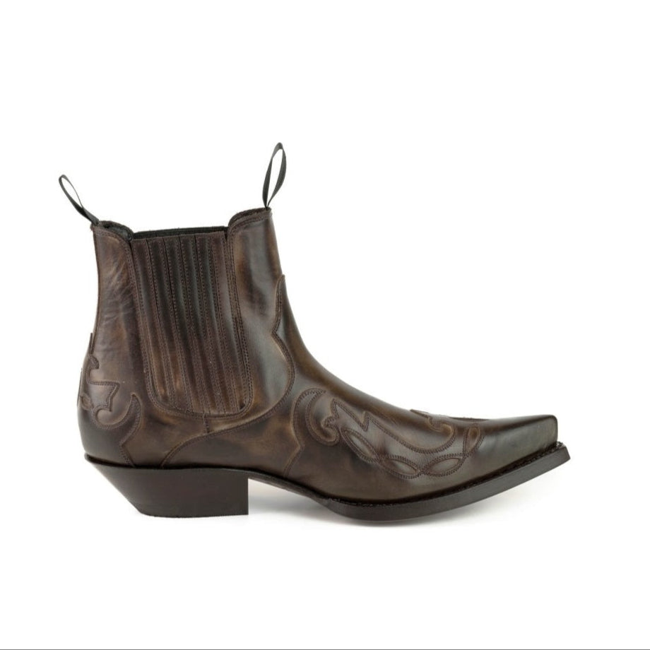 COWBOY ANKLE BOOTS AUSTIN 1931 brown testa
