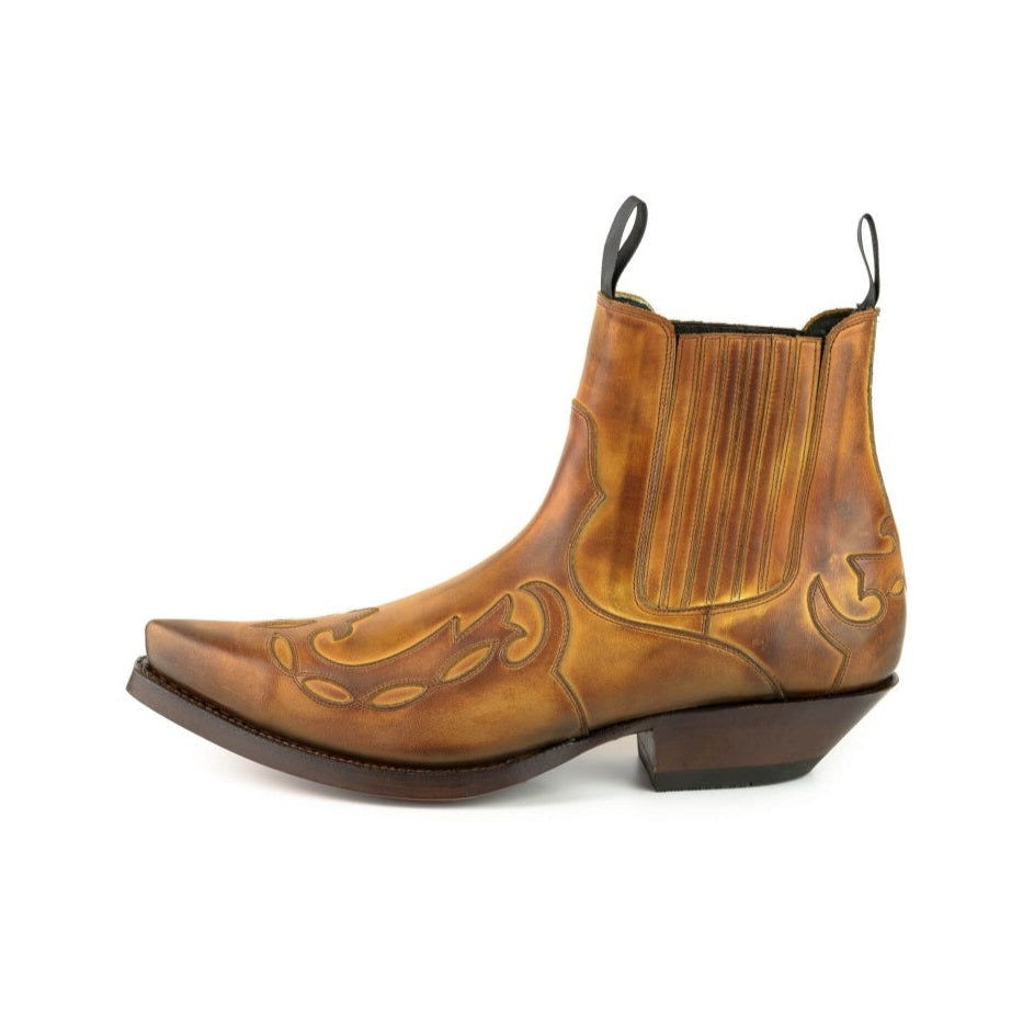 COWBOY ANKLE BOOTS AUSTIN 1931 yellow cuero