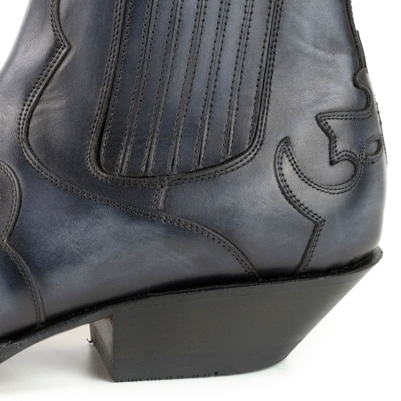 COWBOY ANKLE BOOTS AUSTIN 1931 gris negro