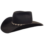 Pathfinder Wool Felt Western Cowboy Brown Hat - Decorations accents Hatband