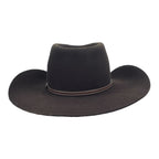 Pathfinder Wool Felt Western Cowboy Brown Hat - Decorations accents Hatband