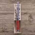 Switchblade Comb - Stainless Steel Folding Comb with Birch Wood Handle