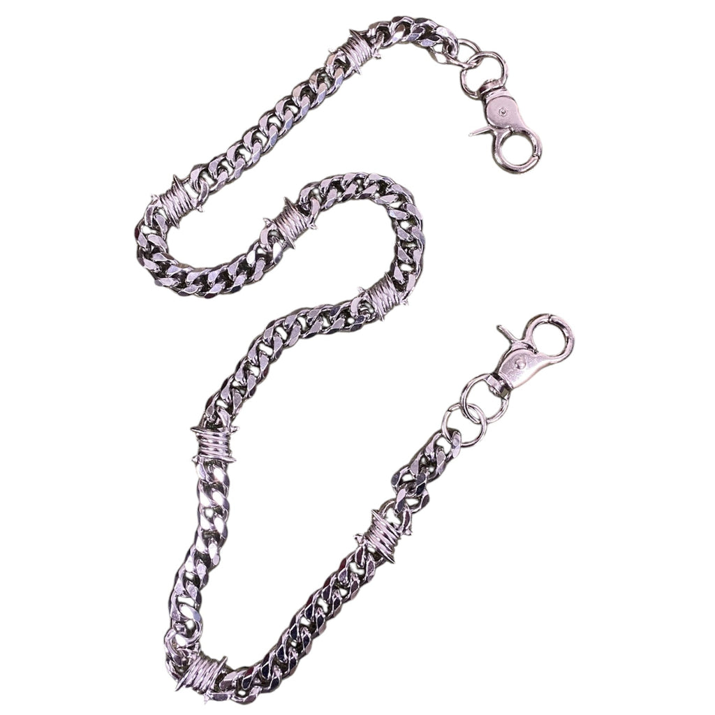 Rumble59 Barbed Wire Wallet Chain – Stainless Steel