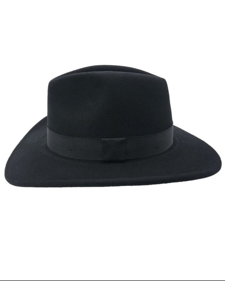 CLASSIC WIDE BRIM FEDORA HAT