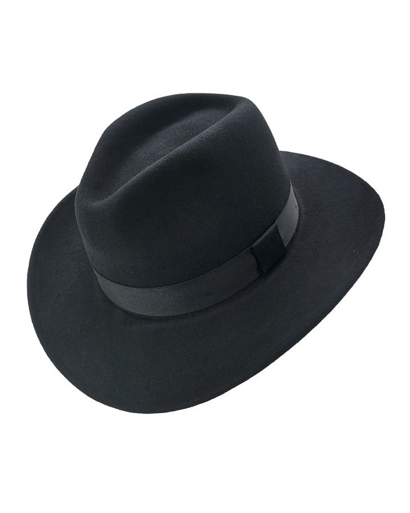 CLASSIC WIDE BRIM FEDORA HAT