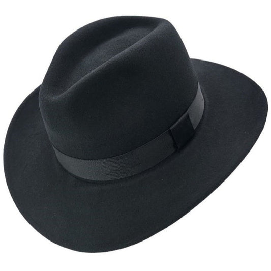 CLASSIC WIDE BRIM FEDORA HAT