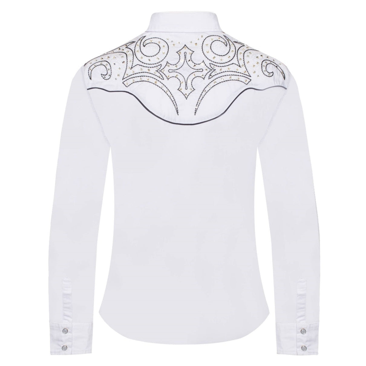 WOMEN'S WESTERN EMBROIDERED BLOUSE DIAMOND