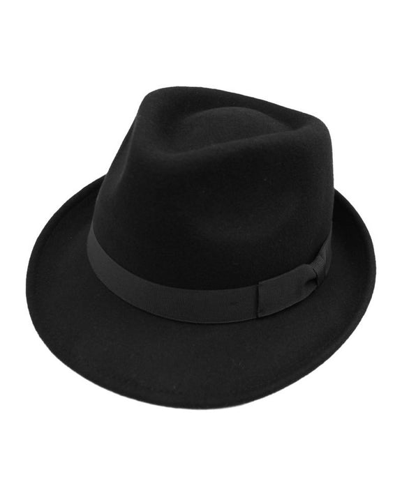 WOOL FELT TRILBY HAT