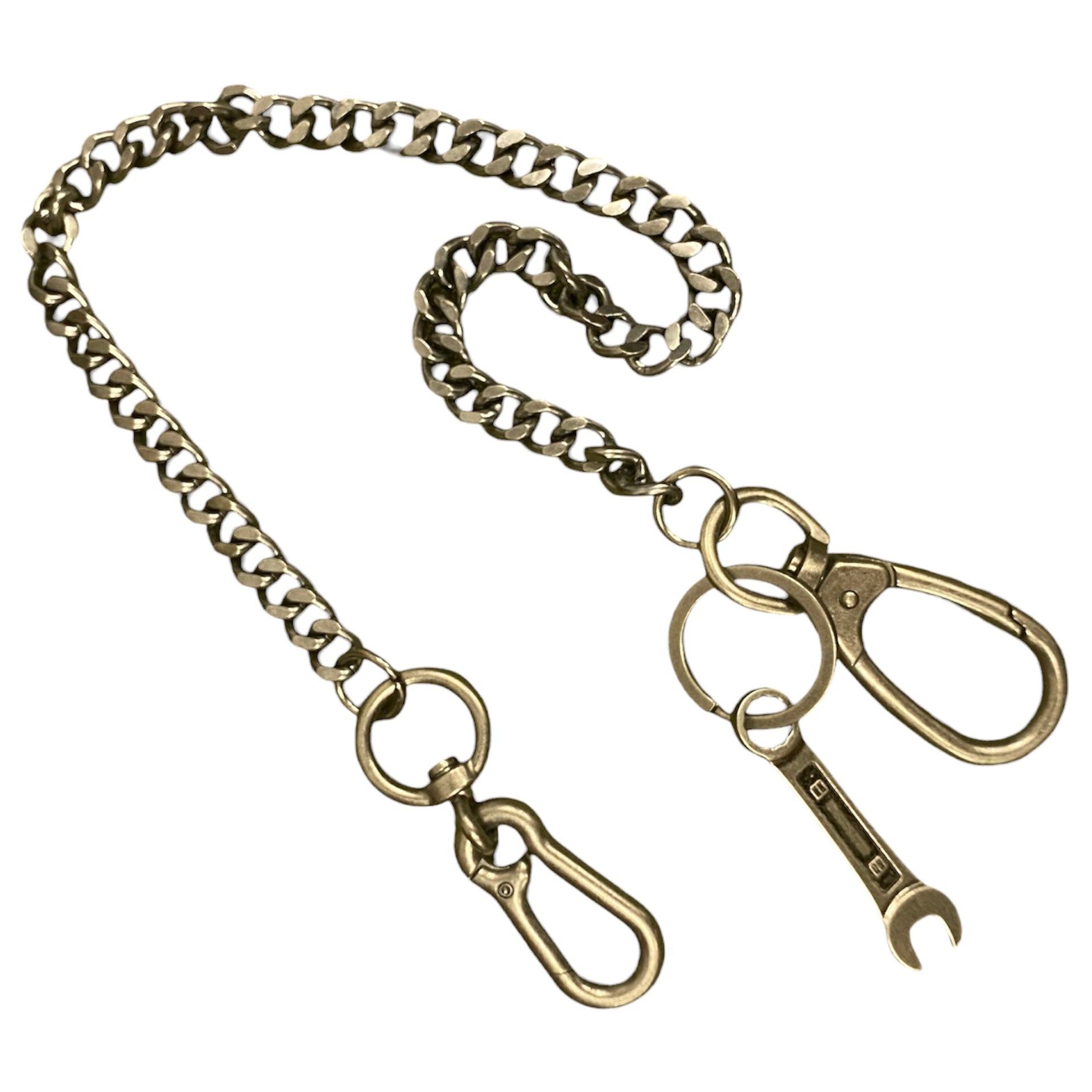 Rumble59 Wrench Wallet Chain – Antique Silver