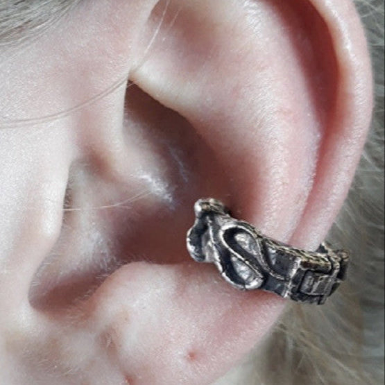 Ear Clip Snake Stainless Steel