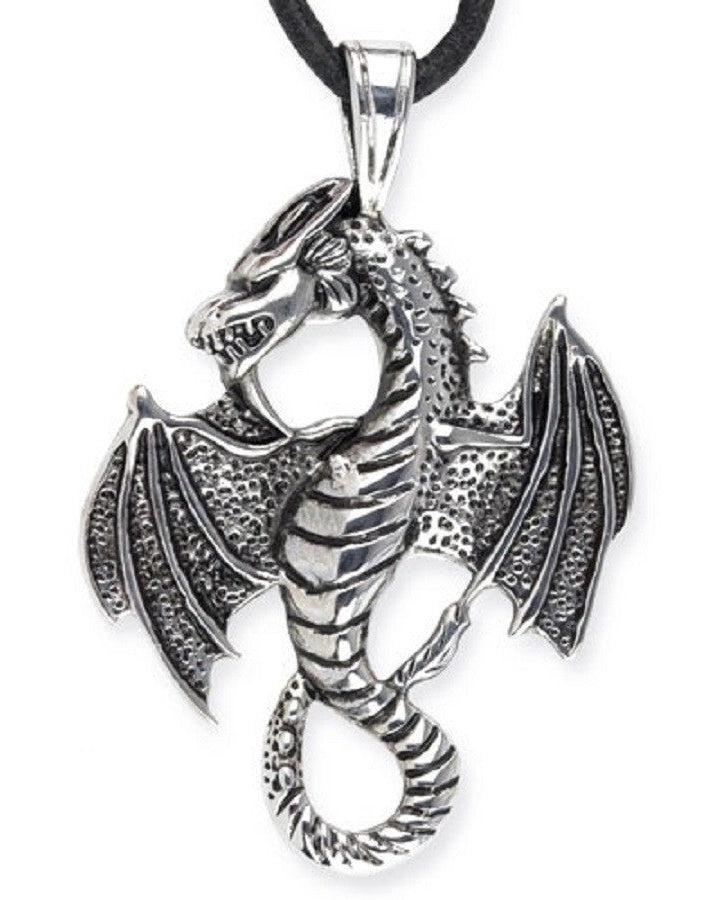 Big Dragon Pendant in stainless steel